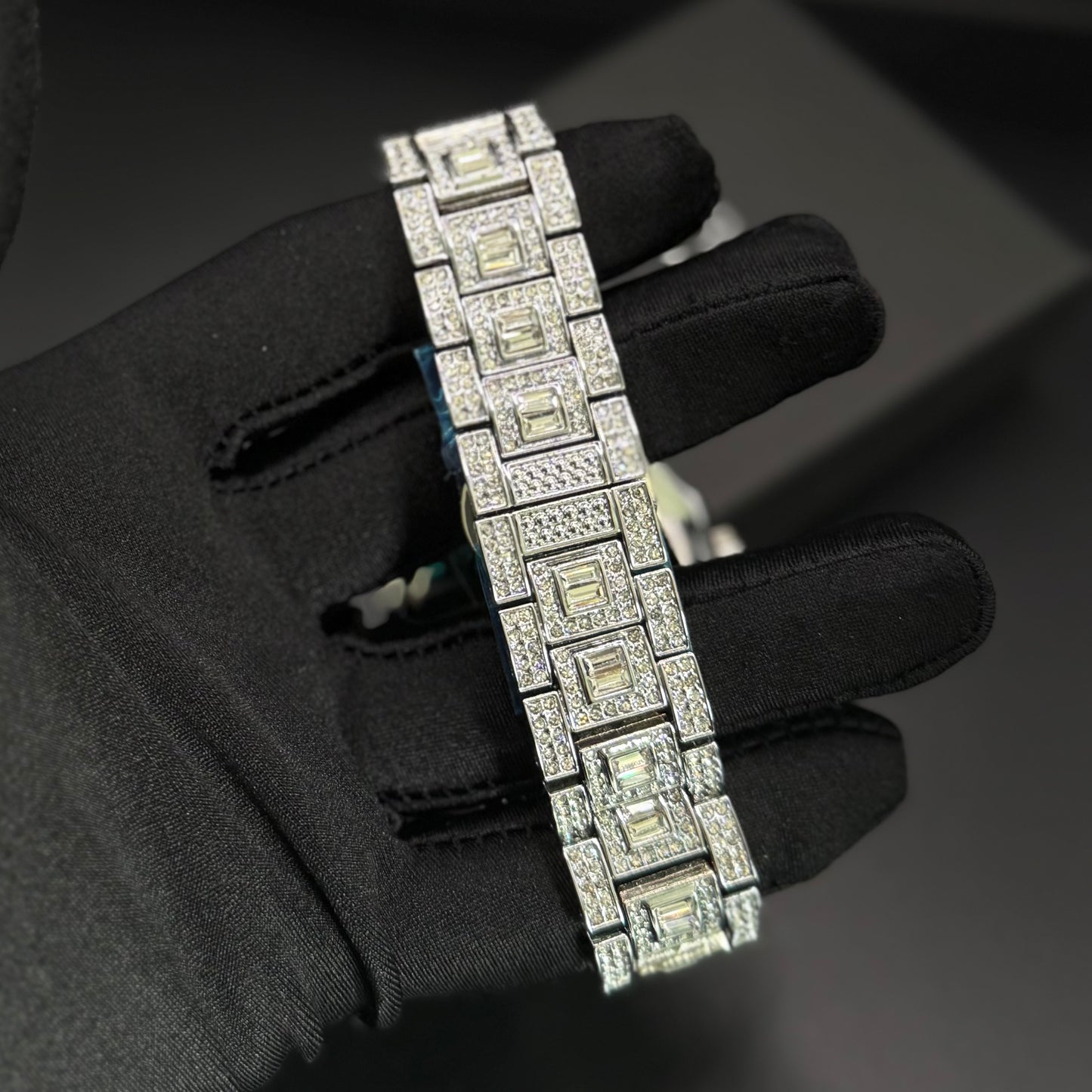 ICED OUT "ARABIC" UHR - ICERAIN JEWELRY