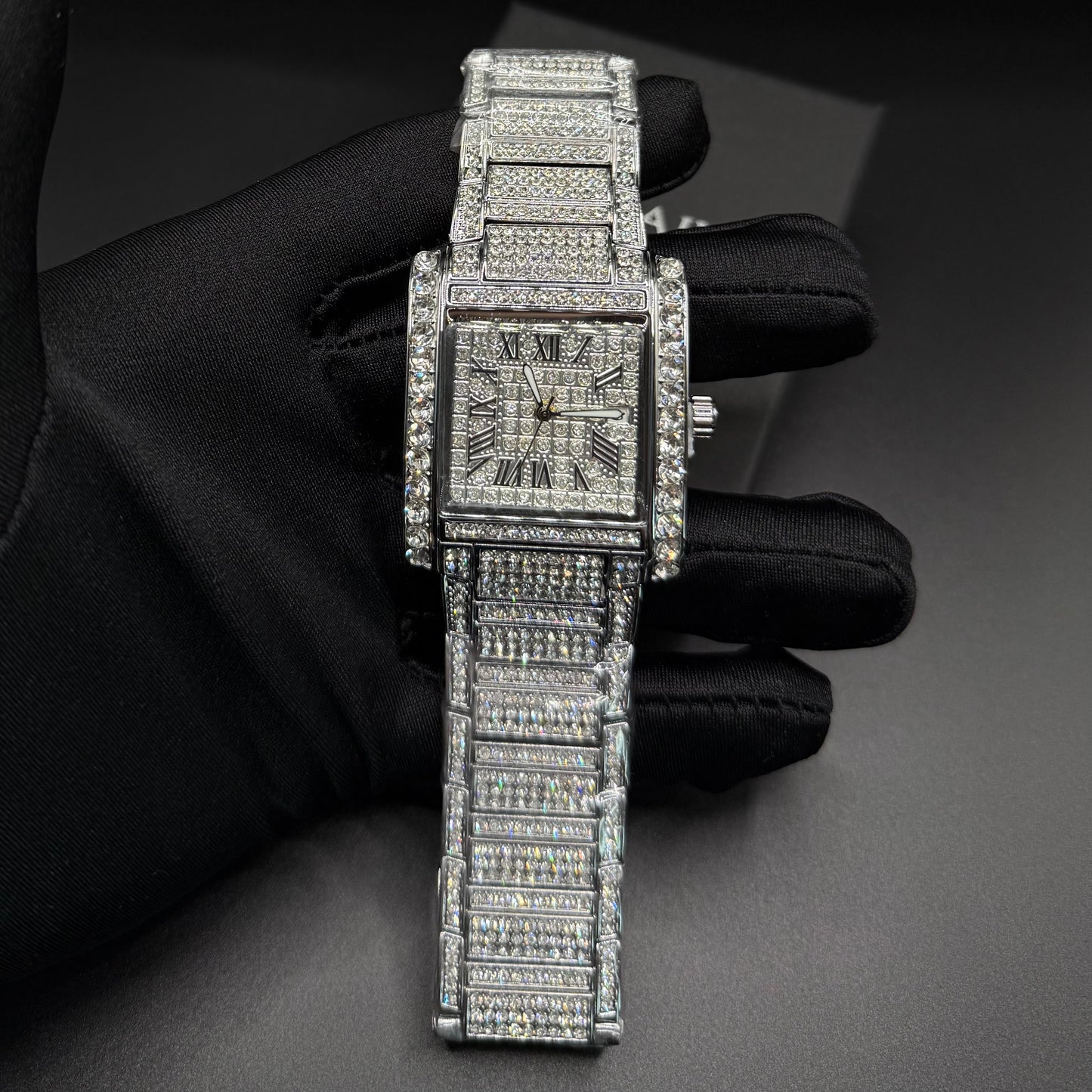 ICED OUT "SQUADROMER" UHR - ICERAIN JEWELRY