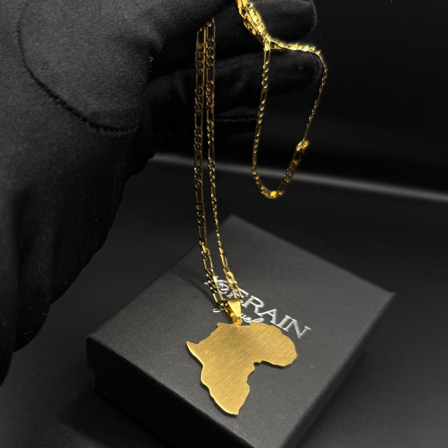 EDELSTAHL "AFRICA V3" LÄNDERKETTE - ICERAIN JEWELRY