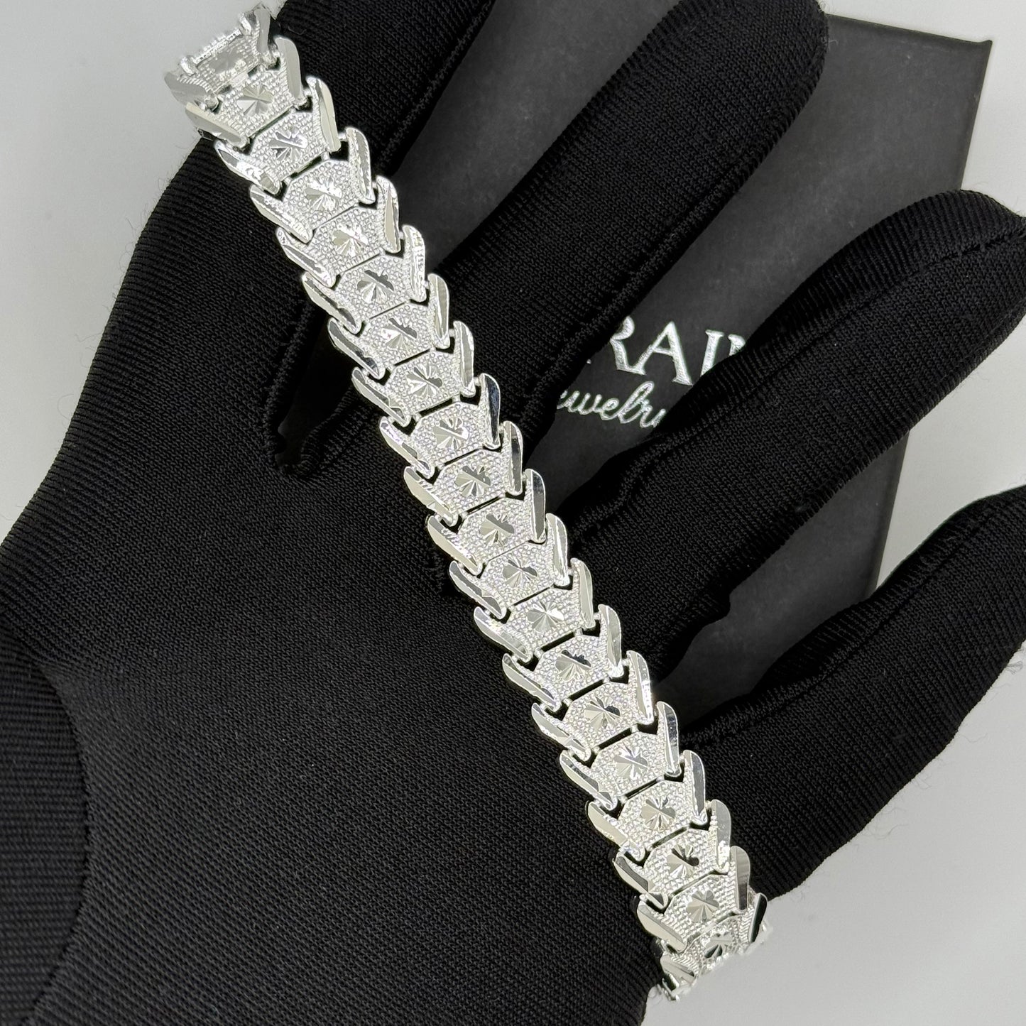 925S SILVER "SCALLONI" ARMBAND - ICERAIN JEWELRY