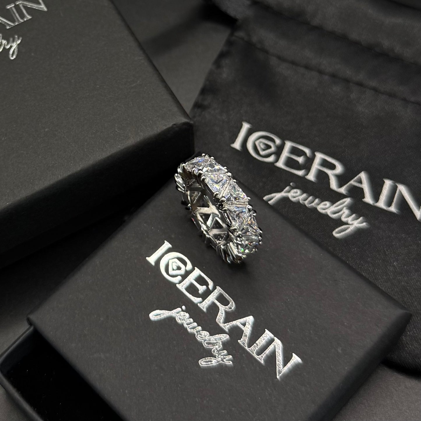 ICED OUT "SILVER SURFER" RING - ICERAIN JEWELRY