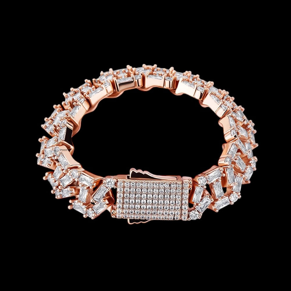 ICED OUT 10MM "STEZZA CUBAN" ARMBAND - ICERAIN JEWELRY