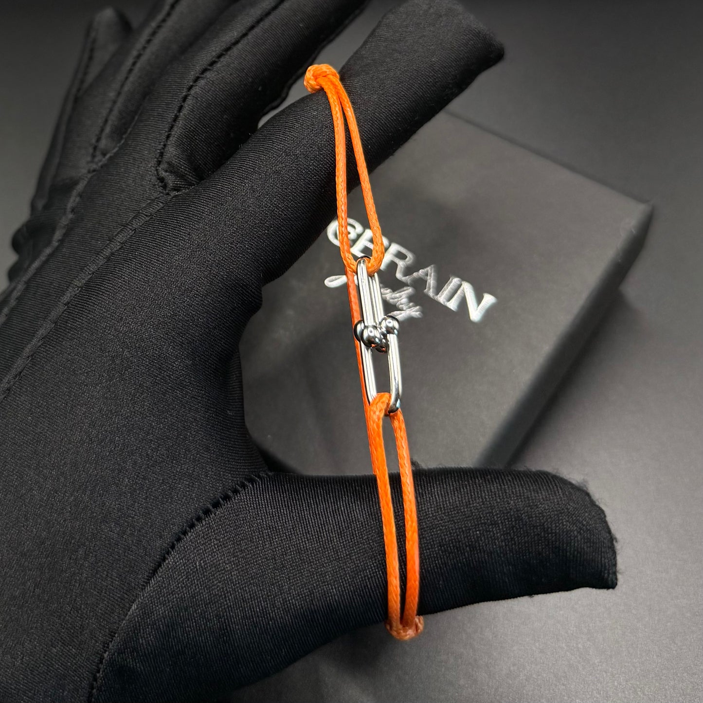 STOFF/EDELSTAHL "CLOSURE" ARMBAND - ICERAIN JEWELRY