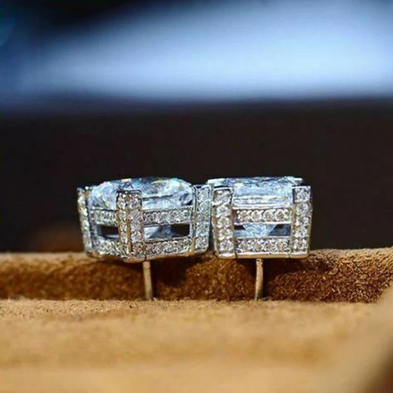 ICED OUT "SILVERSTAR V2" OHRRINGE - ICERAIN JEWELRY