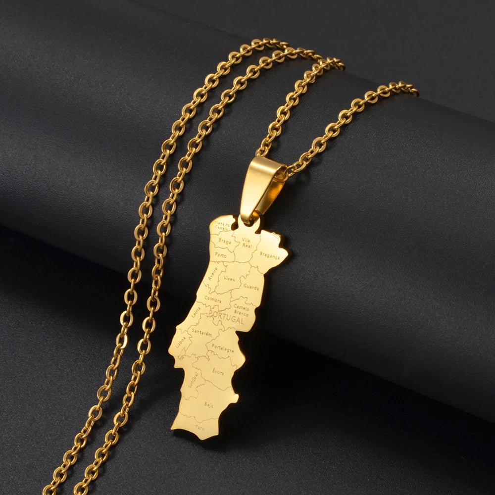 EDELSTAHL "PORTUGAL V2" LÄNDERKETTE - ICERAIN JEWELRY