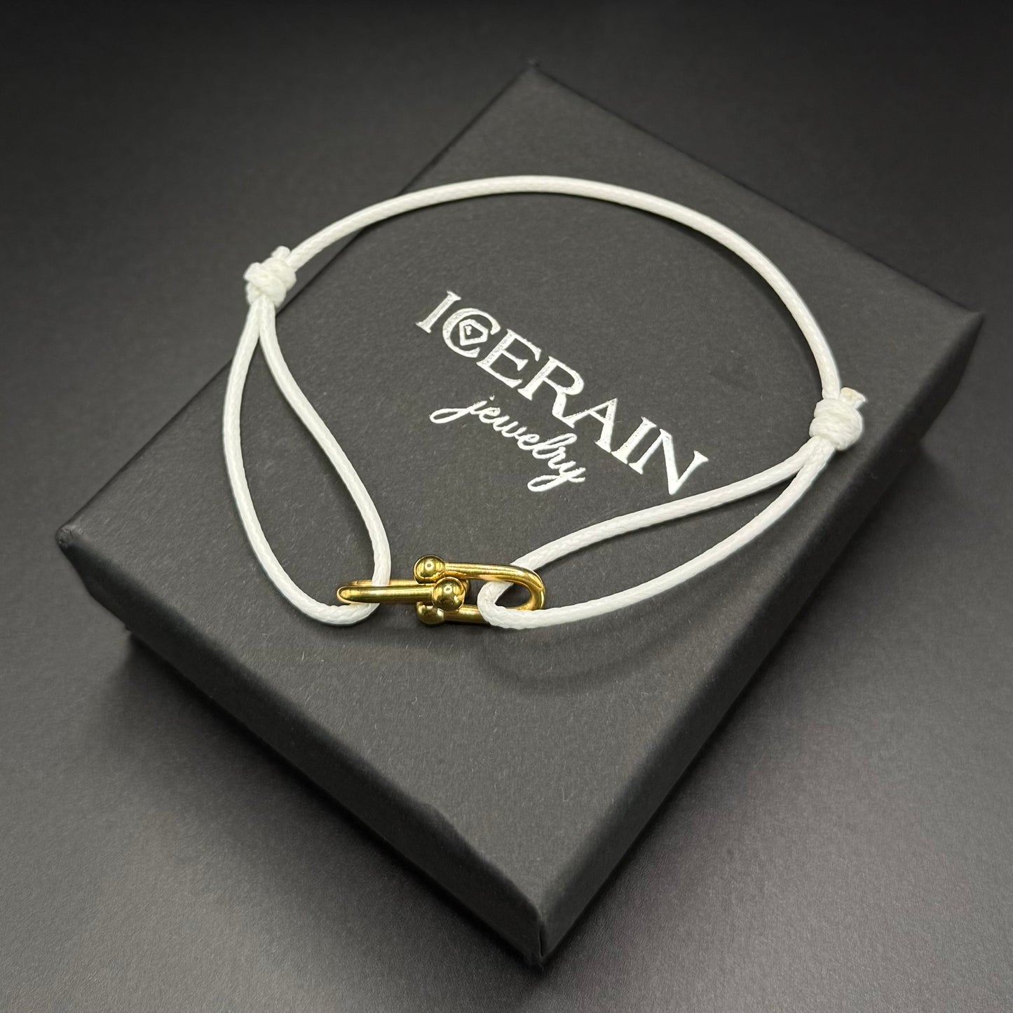 STOFF/EDELSTAHL "CLOSURE" ARMBAND - ICERAIN JEWELRY