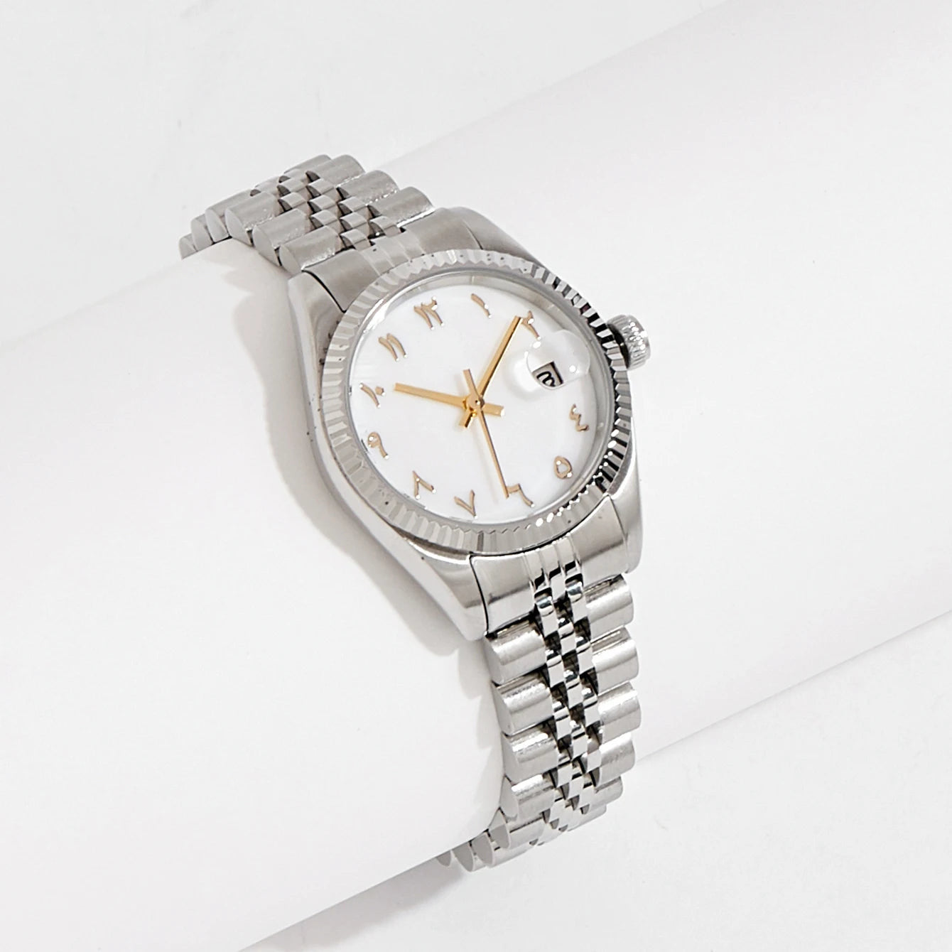 EDELSTAHL "ARABIC" FRAUEN UHR - ICERAIN JEWELRY