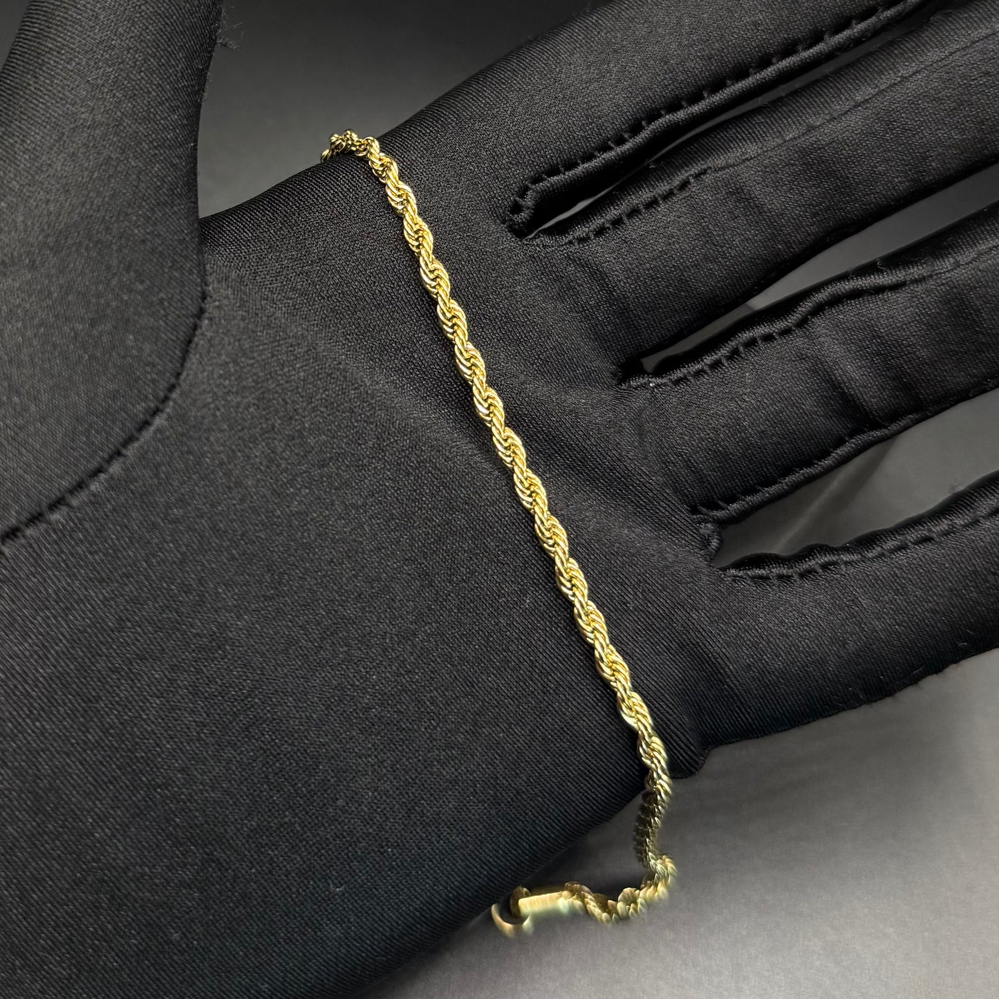 EDELSTAHL "GOLD ROPE" ARMBAND - ICERAIN JEWELRY