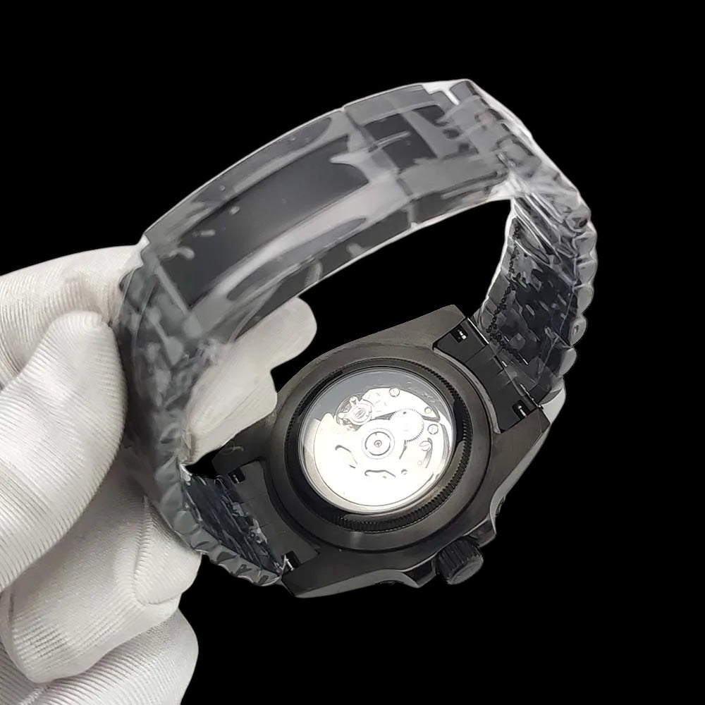 EDELSTAHL AUTOMATIK "SAPHIR" UHR - ICERAIN JEWELRY