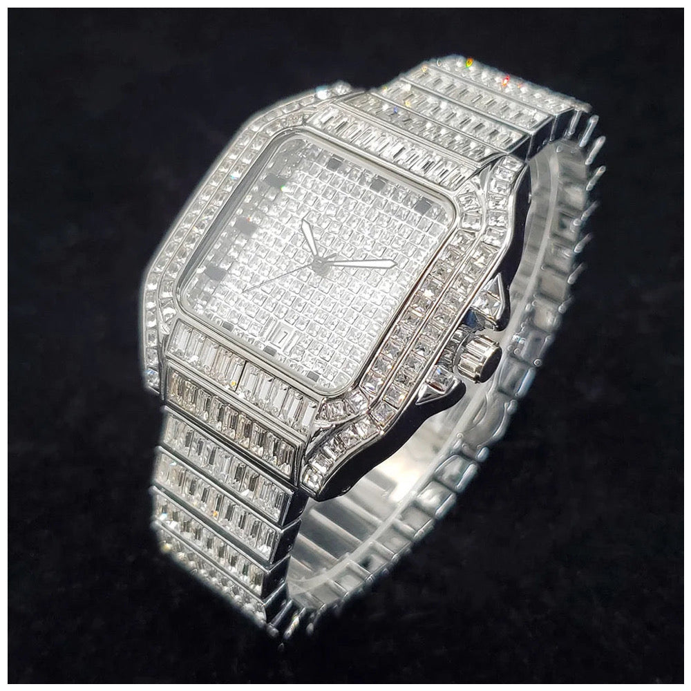 ICED OUT "SHACH" UHR