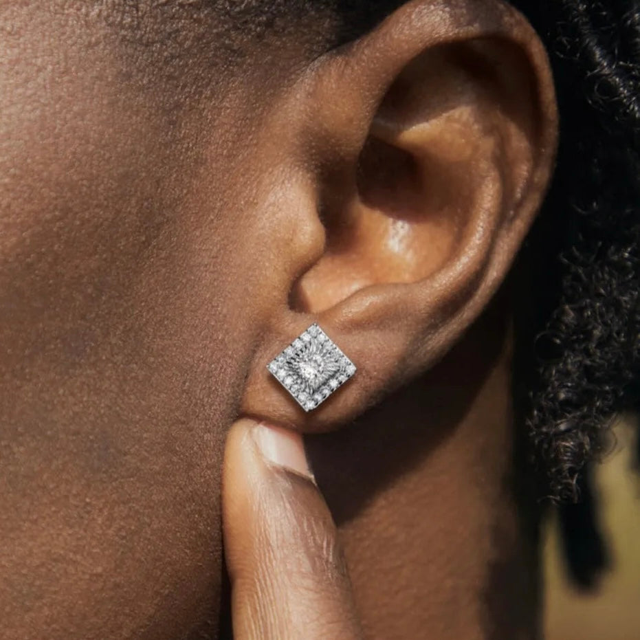 ICED OUT "SUNNY STEP" OHRRINGE - ICERAIN JEWELRY
