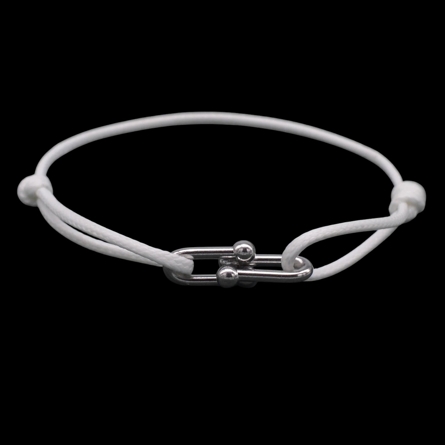 STOFF/EDELSTAHL "CLOSURE" ARMBAND - ICERAIN JEWELRY