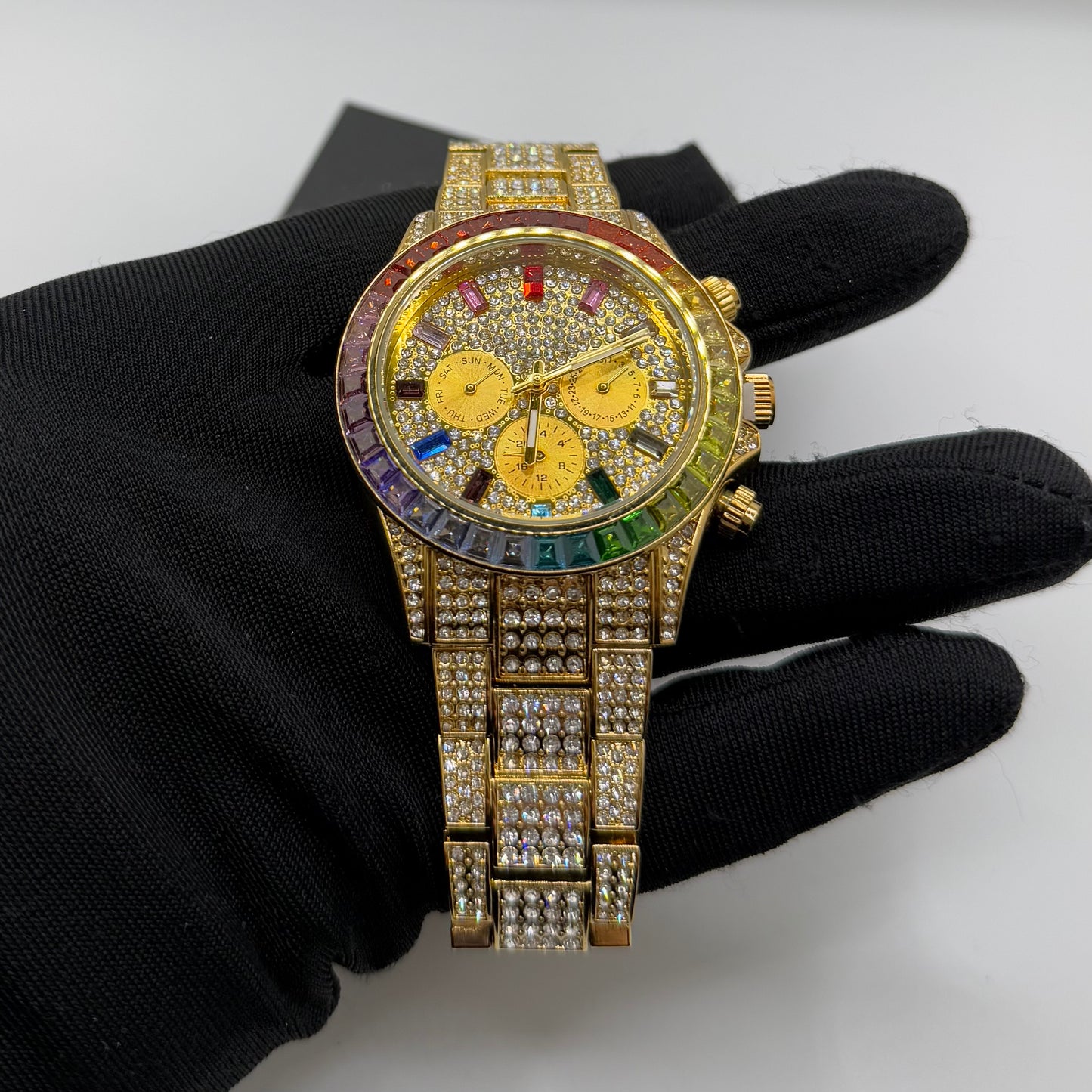 ICED OUT "SOLLINI" UHR - ICERAIN JEWELRY