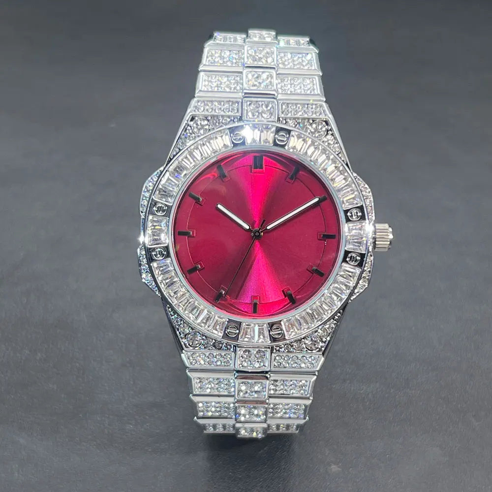 ICED OUT "FASHIONARY" UHR - ICERAIN JEWELRY