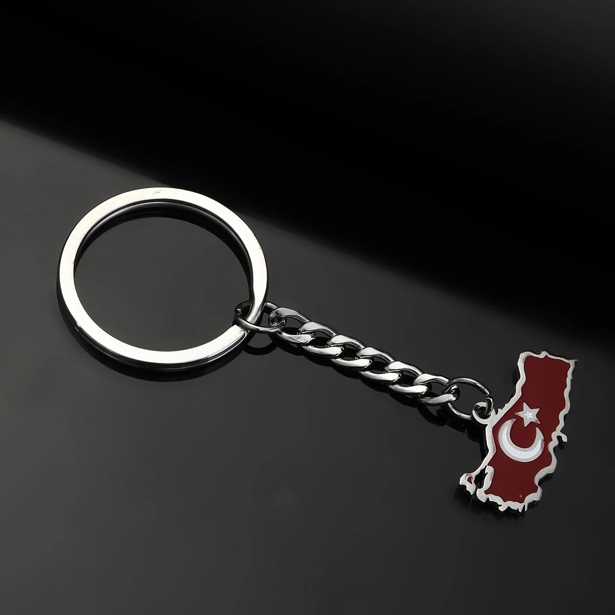 EDELSTAHL "TURKIYE" SCHLÜSSELANHÄNGER - ICERAIN JEWELRY