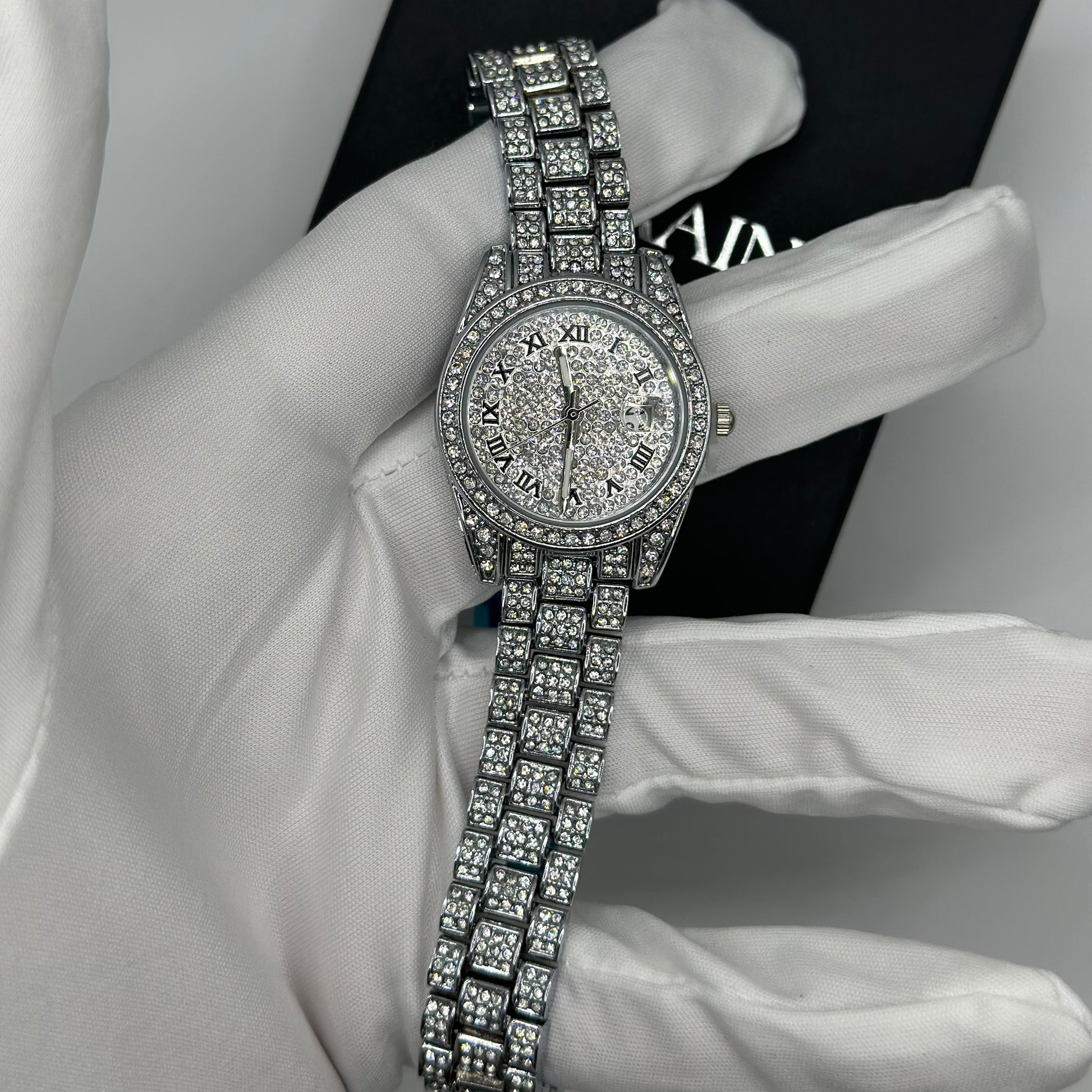 ICED OUT "DRESSOLO" UHR - ICERAIN JEWELRY