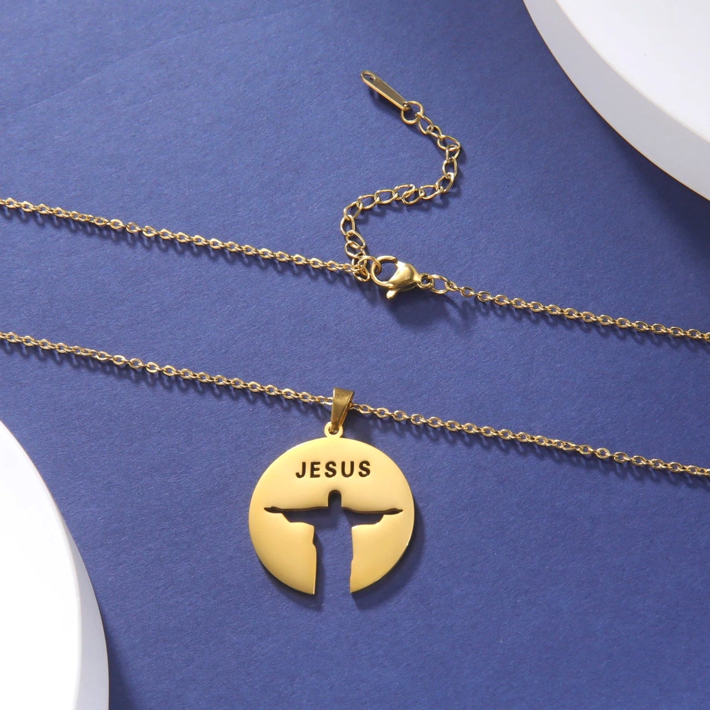 EDELSTAHL "JESUS" KETTE - ICERAIN JEWELRY