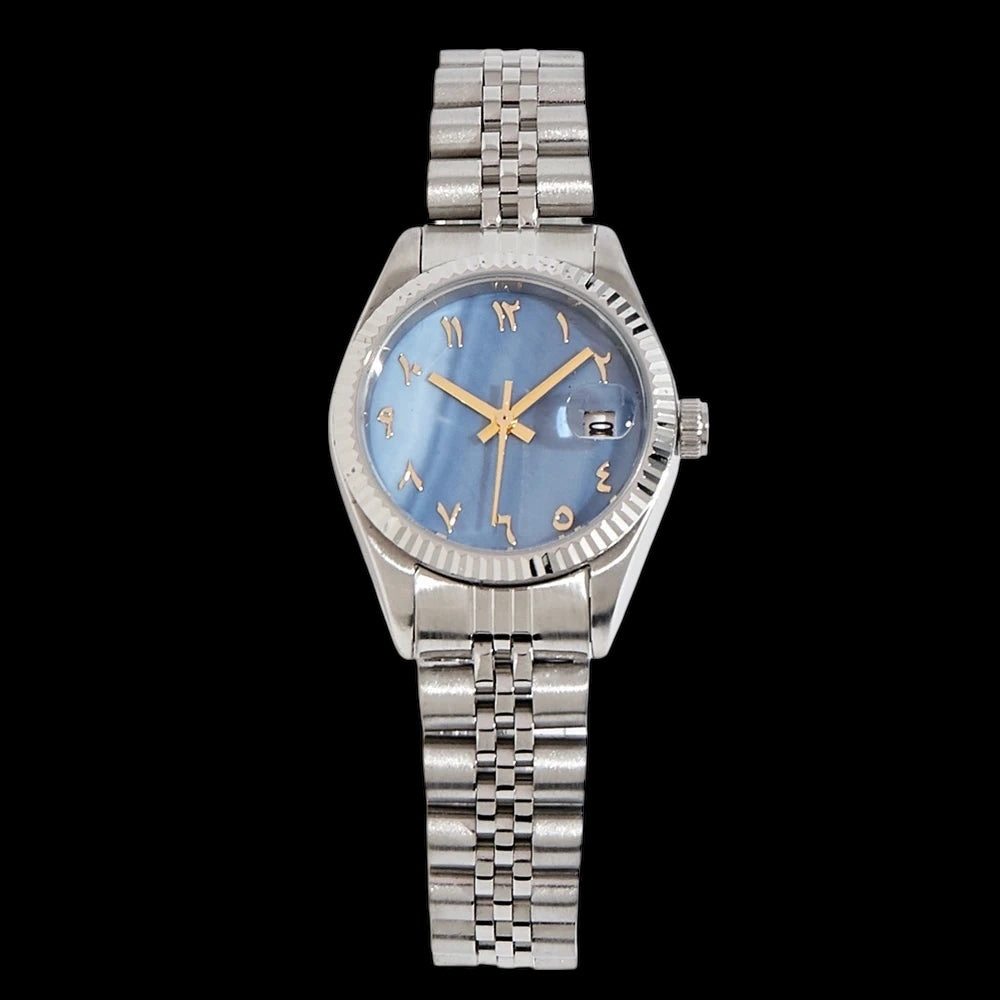 EDELSTAHL "ARABIC" FRAUEN UHR - ICERAIN JEWELRY