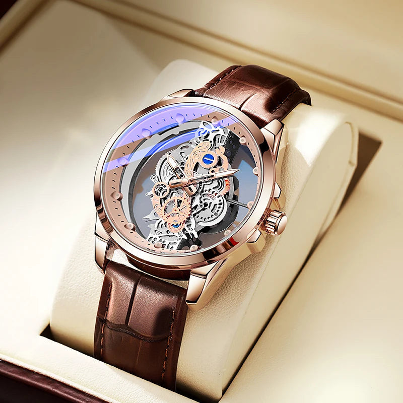 EDELSTAHL "TRASPARO" UHR - ICERAIN JEWELRY
