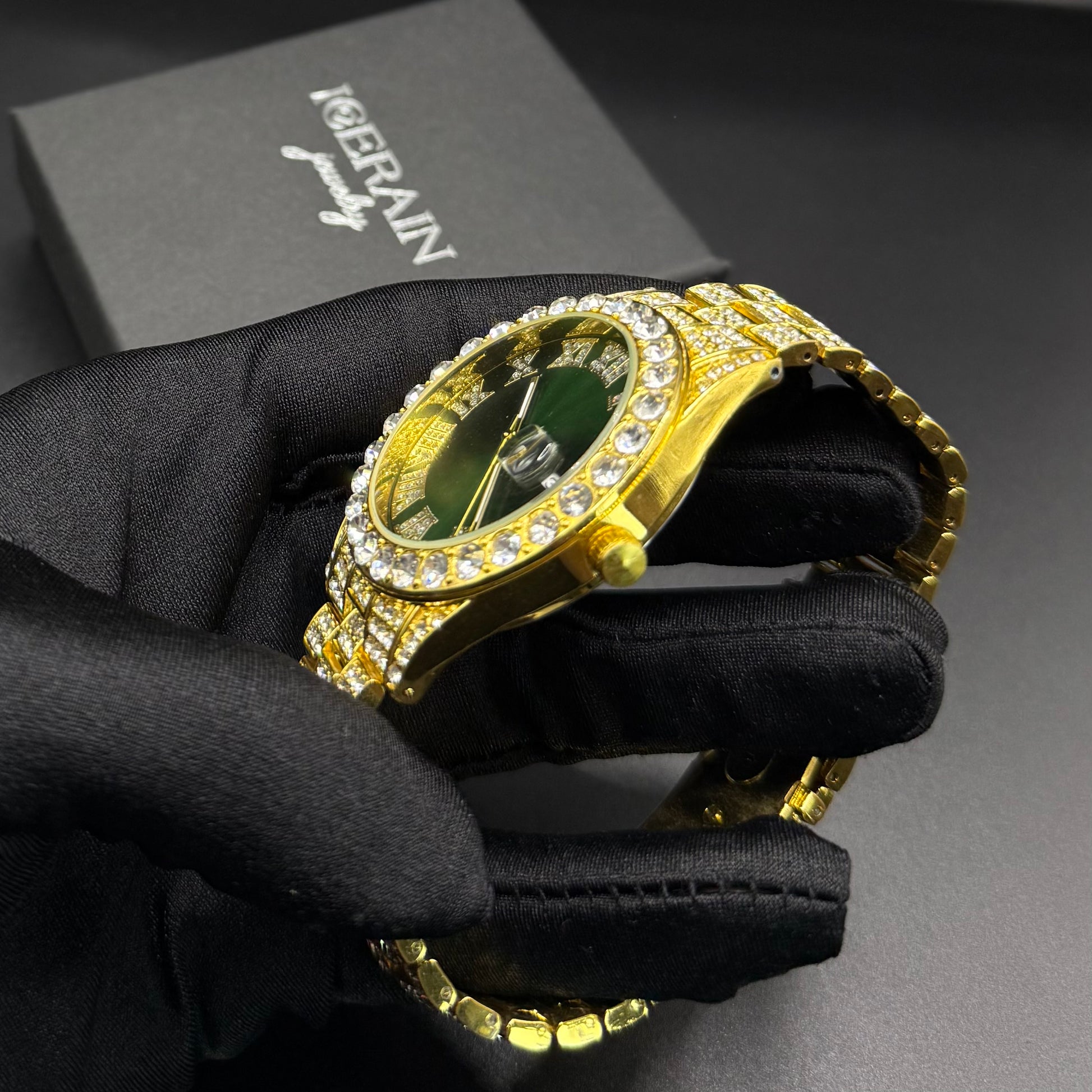 ICED OUT "FRATELLO" UHR - ICERAIN JEWELRY
