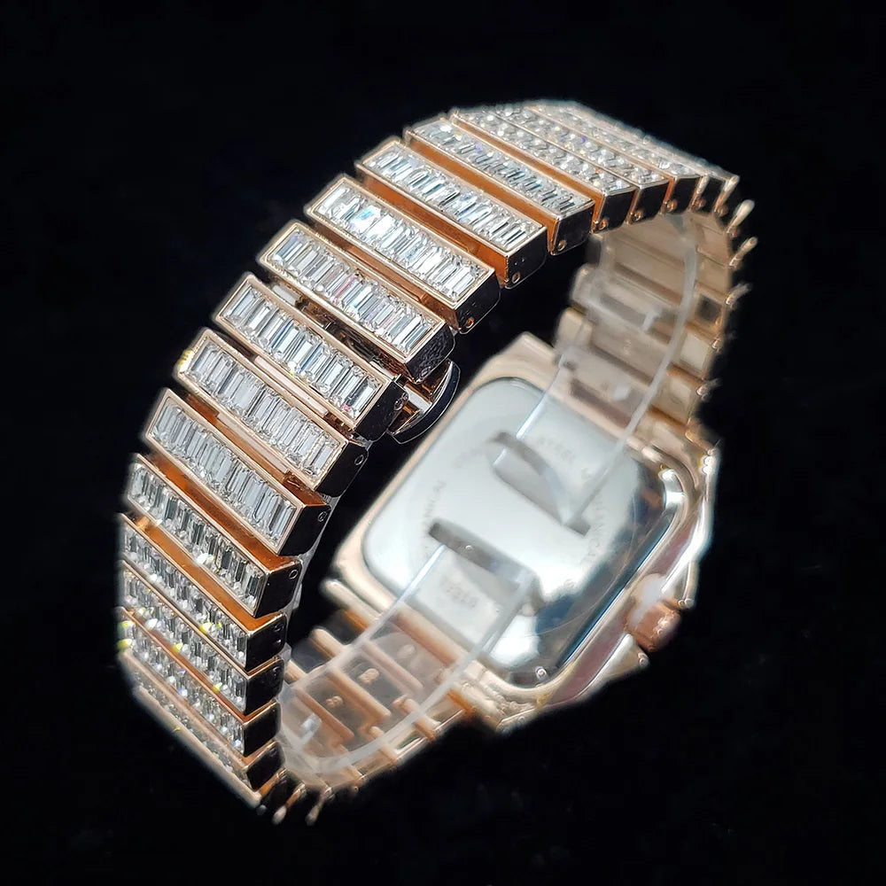 ICED OUT "SHACH" UHR