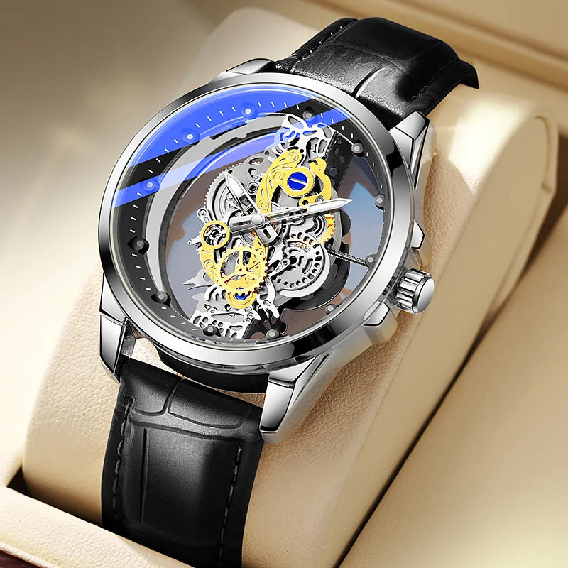 EDELSTAHL "TRASPARO" UHR - ICERAIN JEWELRY