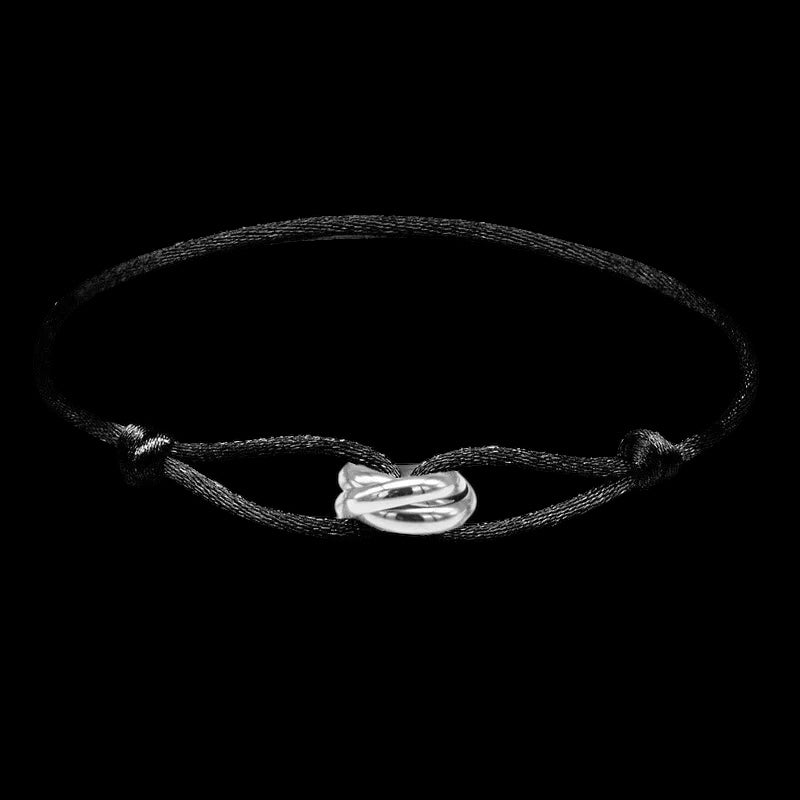 STOFF/EDELSTAHL "TRICOLOR" ARMBAND - ICERAIN JEWELRY
