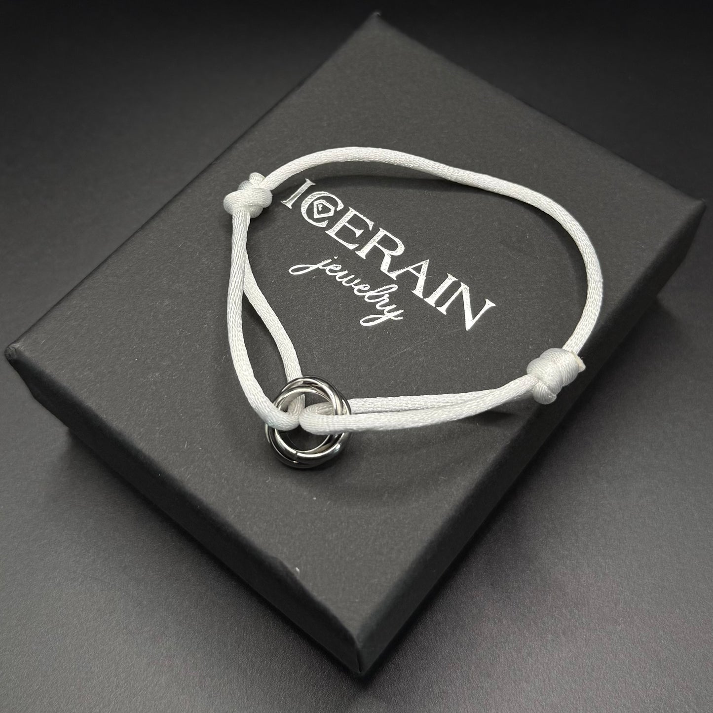 STOFF/EDELSTAHL "TRICOLOR" ARMBAND - ICERAIN JEWELRY