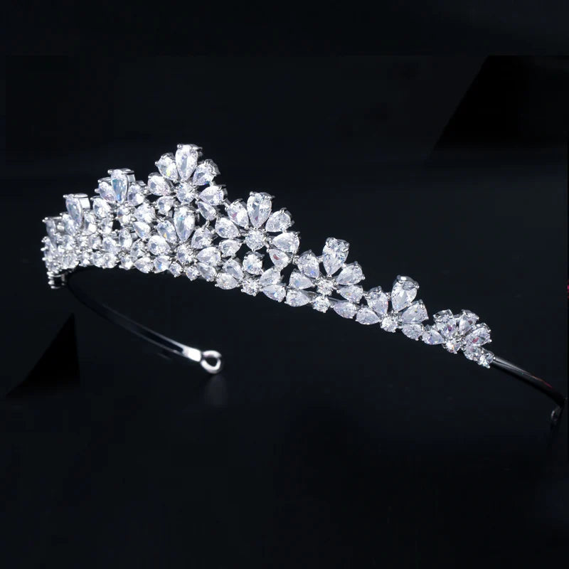 ICED OUT "BLOOMING MAJESTY" DIADEM/TIARA - ICERAIN JEWELRY