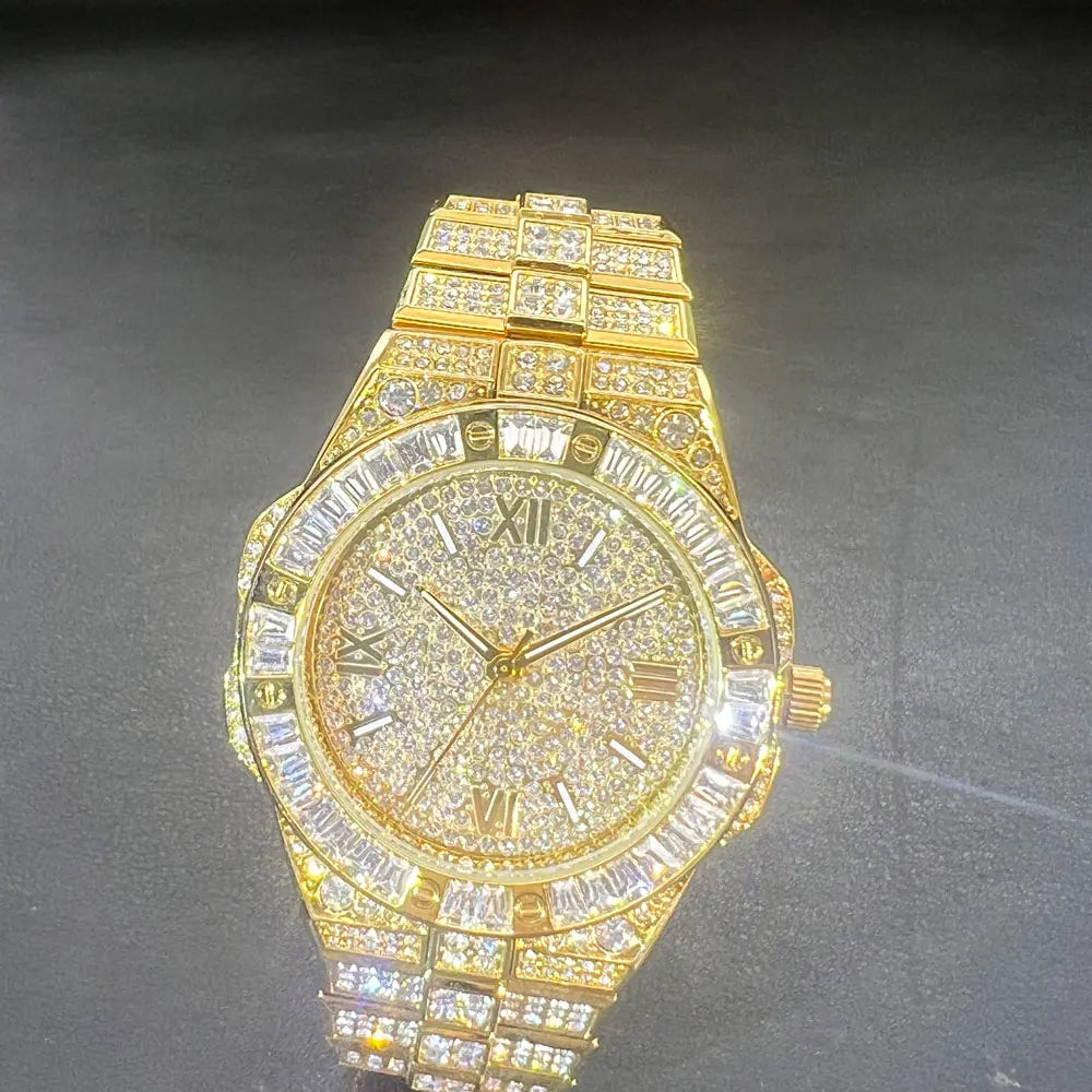 ICED OUT "FASHIONARY" UHR - ICERAIN JEWELRY