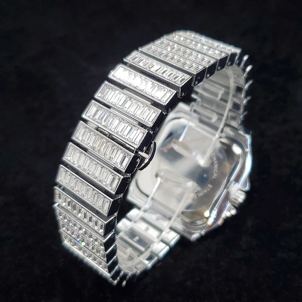 ICED OUT "SHACH" UHR