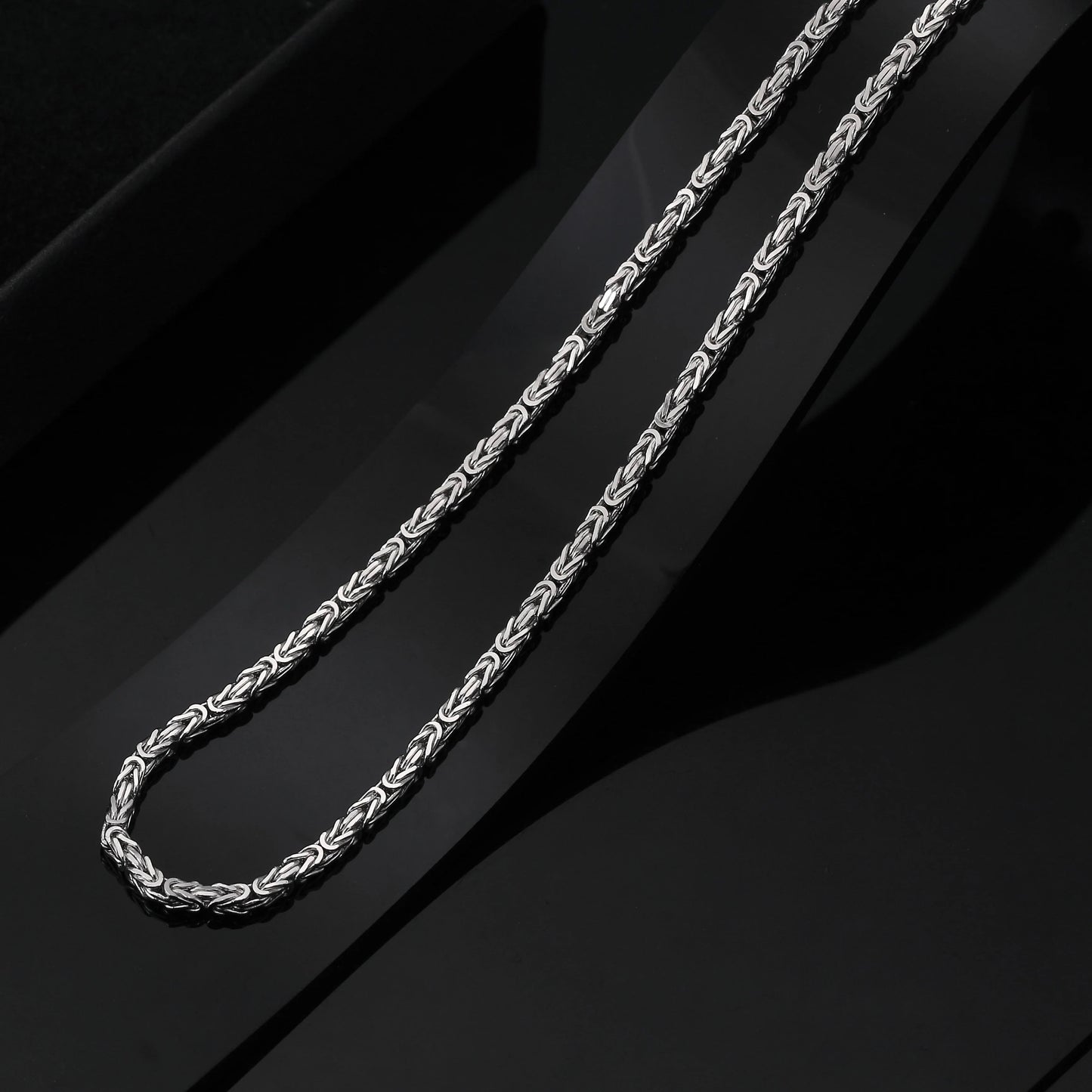925S SILVER 2,5MM "KING" KÖNIGSKETTE - ICERAIN JEWELRY