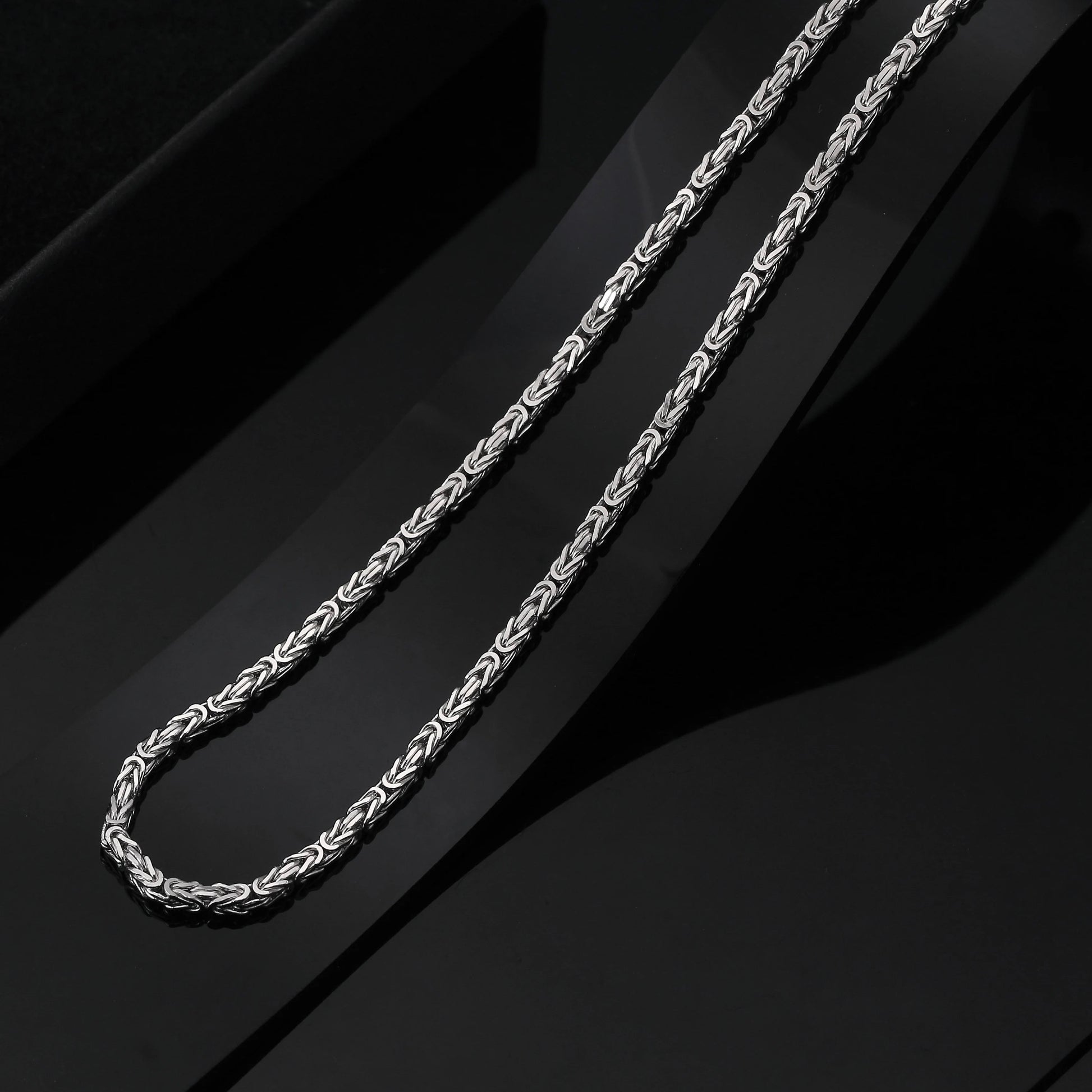 925S SILVER 2,5MM "KING" KÖNIGSKETTE - ICERAIN JEWELRY