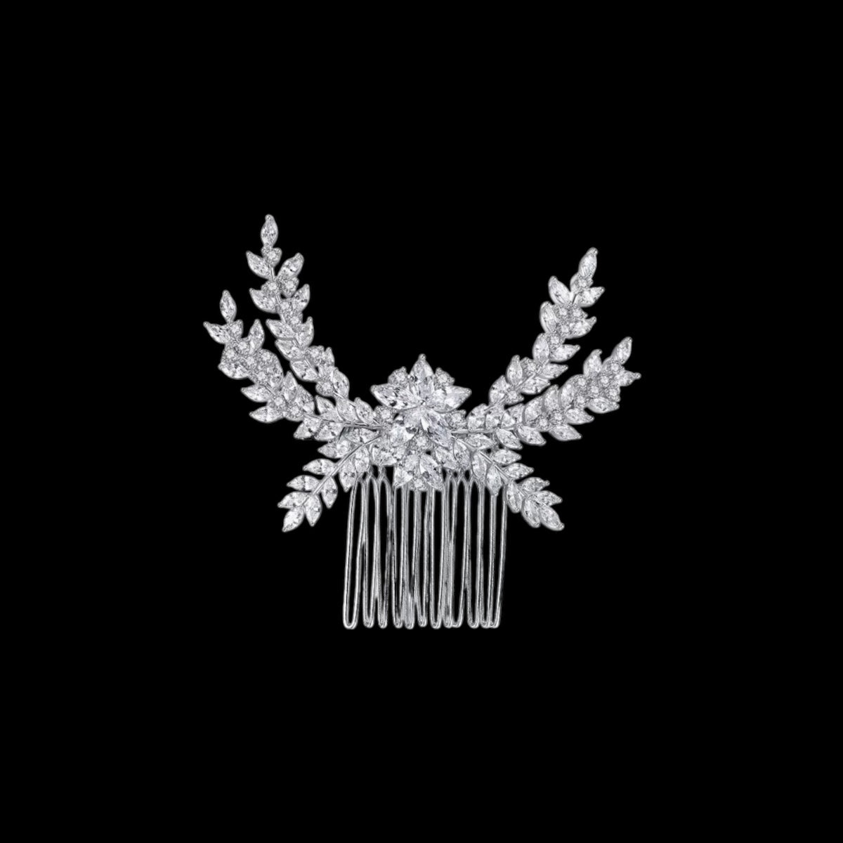 ICED OUT "FLORAL GRACE" DIADEM/TIARA
