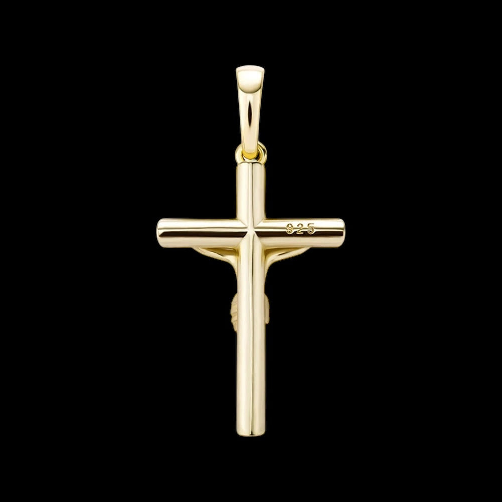 925S SILVER "JESUS CROSS" KETTE - ICERAIN JEWELRY