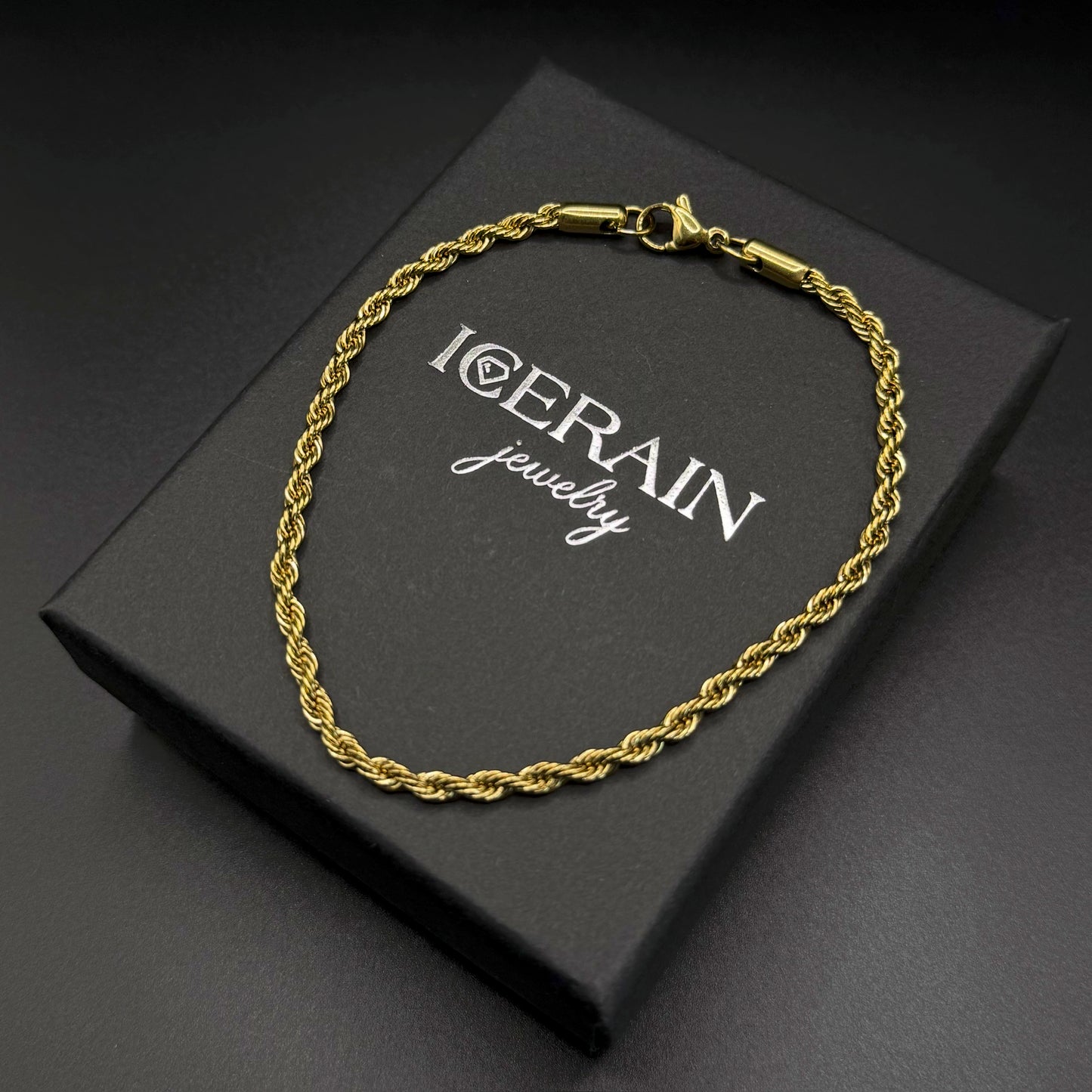 EDELSTAHL "GOLD ROPE" ARMBAND - ICERAIN JEWELRY
