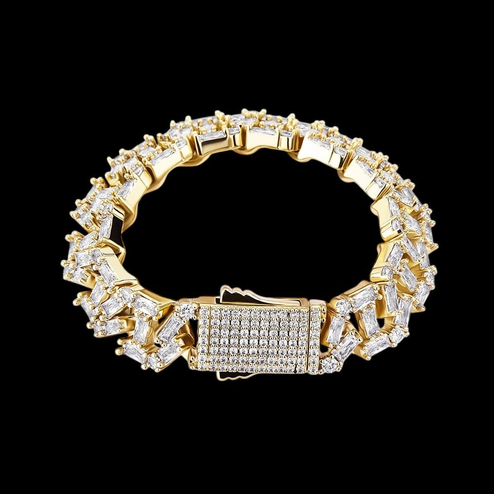ICED OUT 10MM "STEZZA CUBAN" ARMBAND - ICERAIN JEWELRY