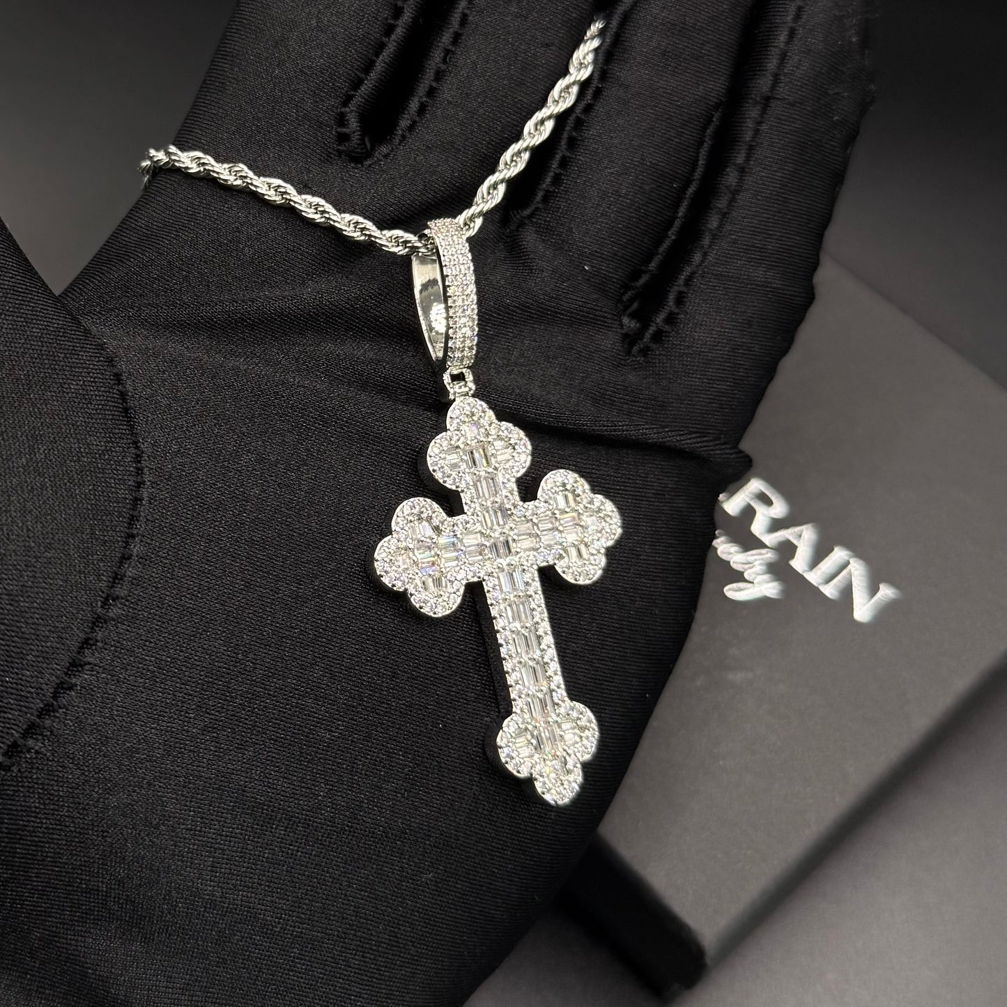 ICED OUT "CROSS V2" KETTE - ICERAIN JEWELRY