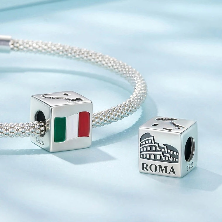 925S SILVER "ITALY V2" CHARM - ICERAIN JEWELRY