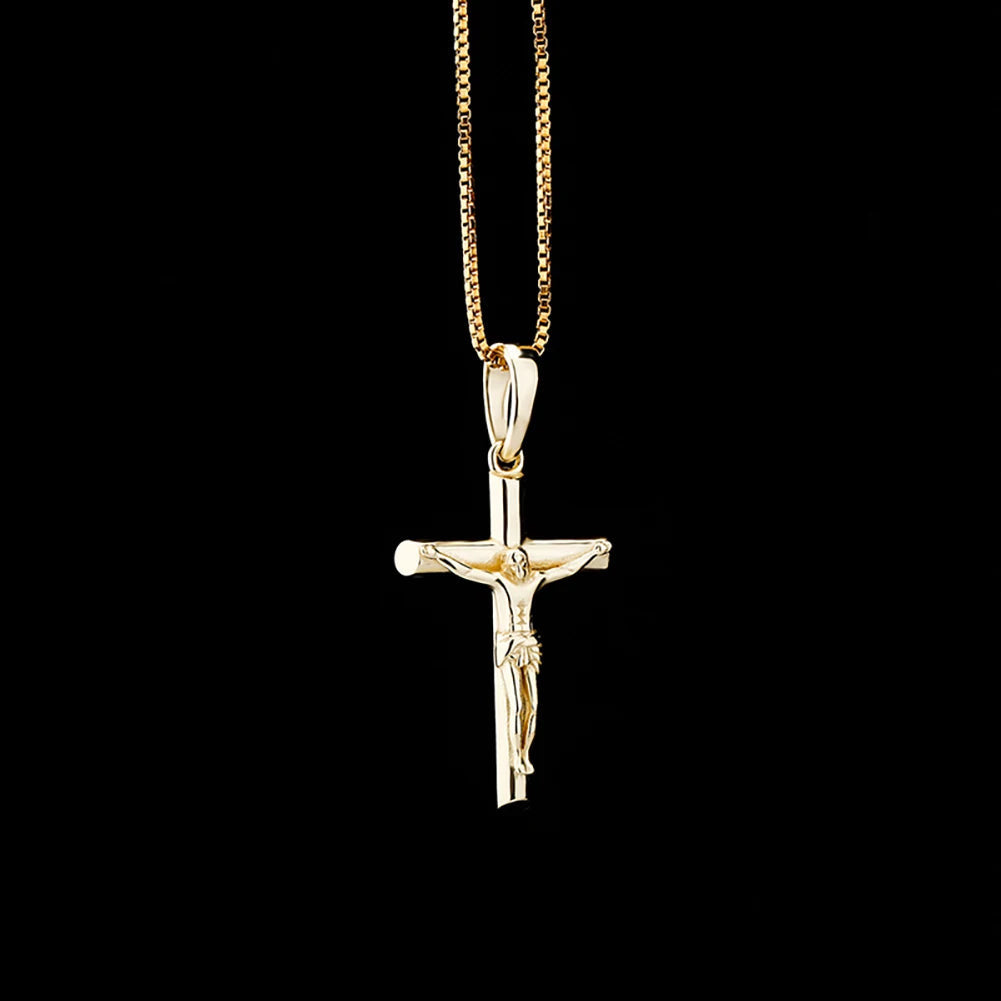 925S SILVER "JESUS CROSS" KETTE - ICERAIN JEWELRY