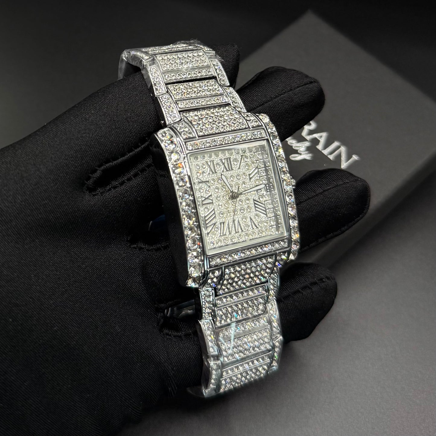 ICED OUT "SQUADROMER" UHR - ICERAIN JEWELRY