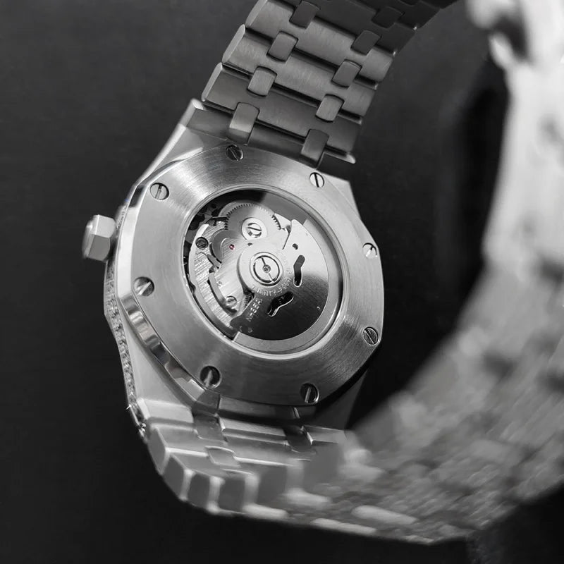 ICED OUT 42MM MOISSANITE "APOSTEL" UHR