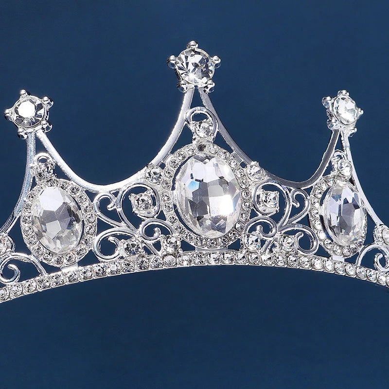 ICED OUT "MAJESTIC CROWN" DIADEM/TIARA