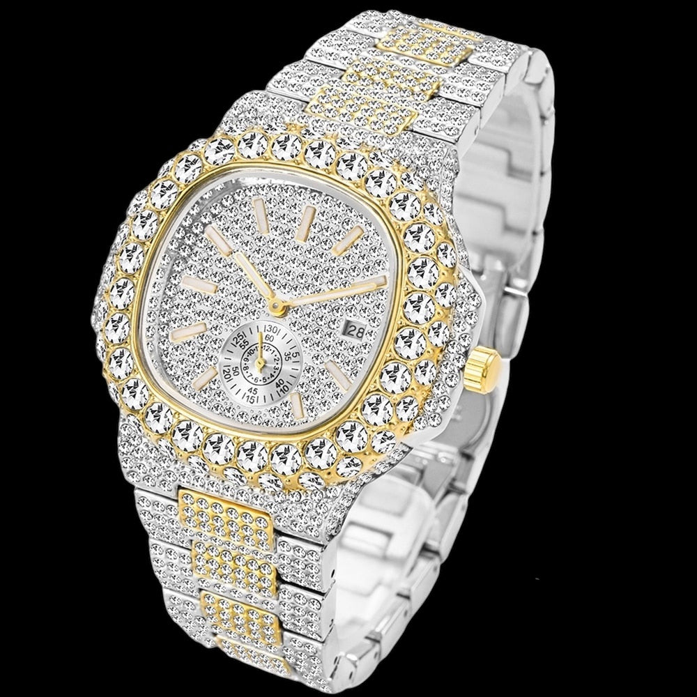 ICED OUT "SCINTILLARE" UHR - ICERAIN JEWELRY