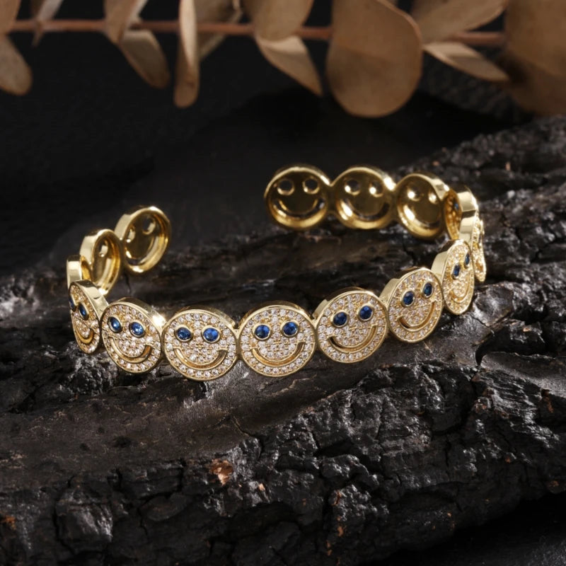 ICED OUT "SMILE" ARMREIF - ICERAIN JEWELRY