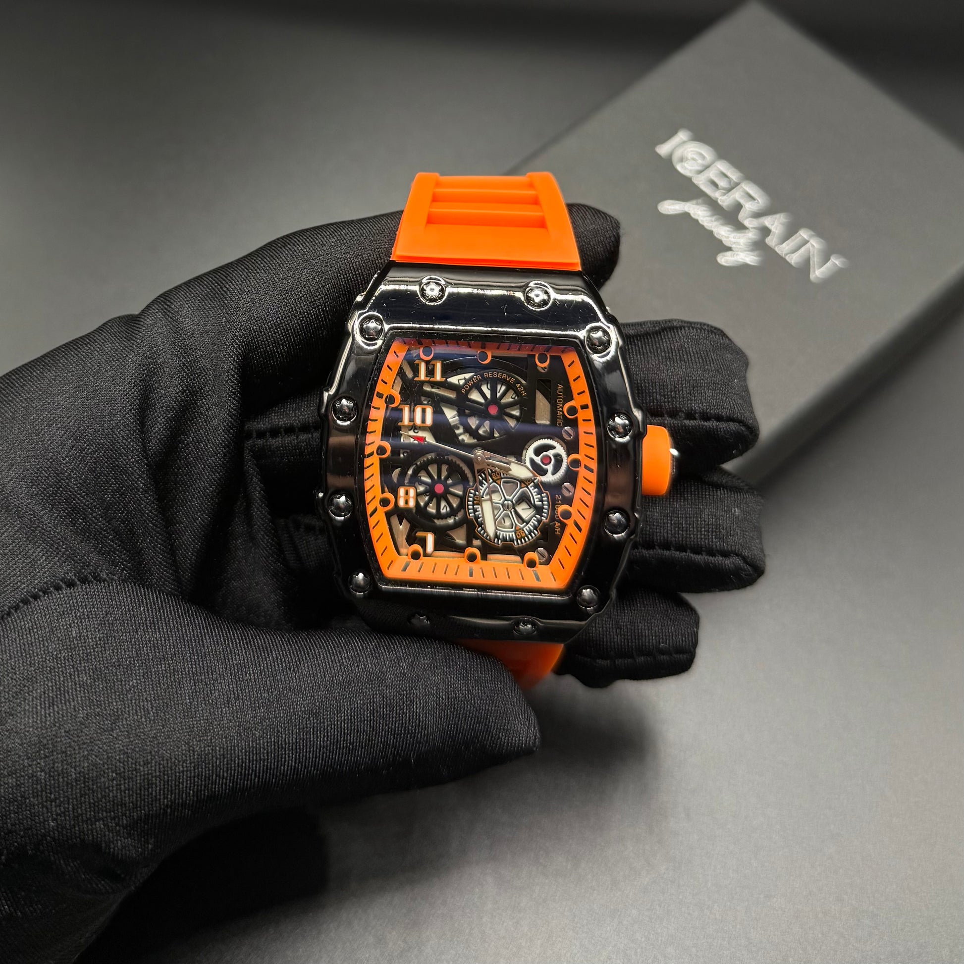 EDELSTAHL AUTOMATIK "WARRIOR" UHR - ICERAIN JEWELRY