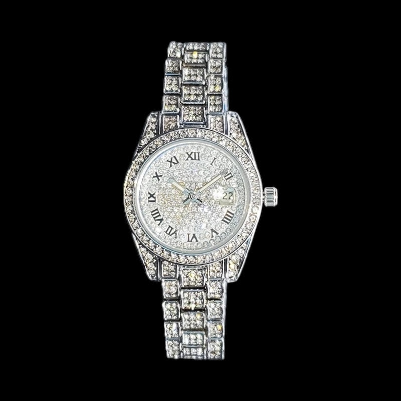 ICED OUT "DRESSOLO" UHR - ICERAIN JEWELRY