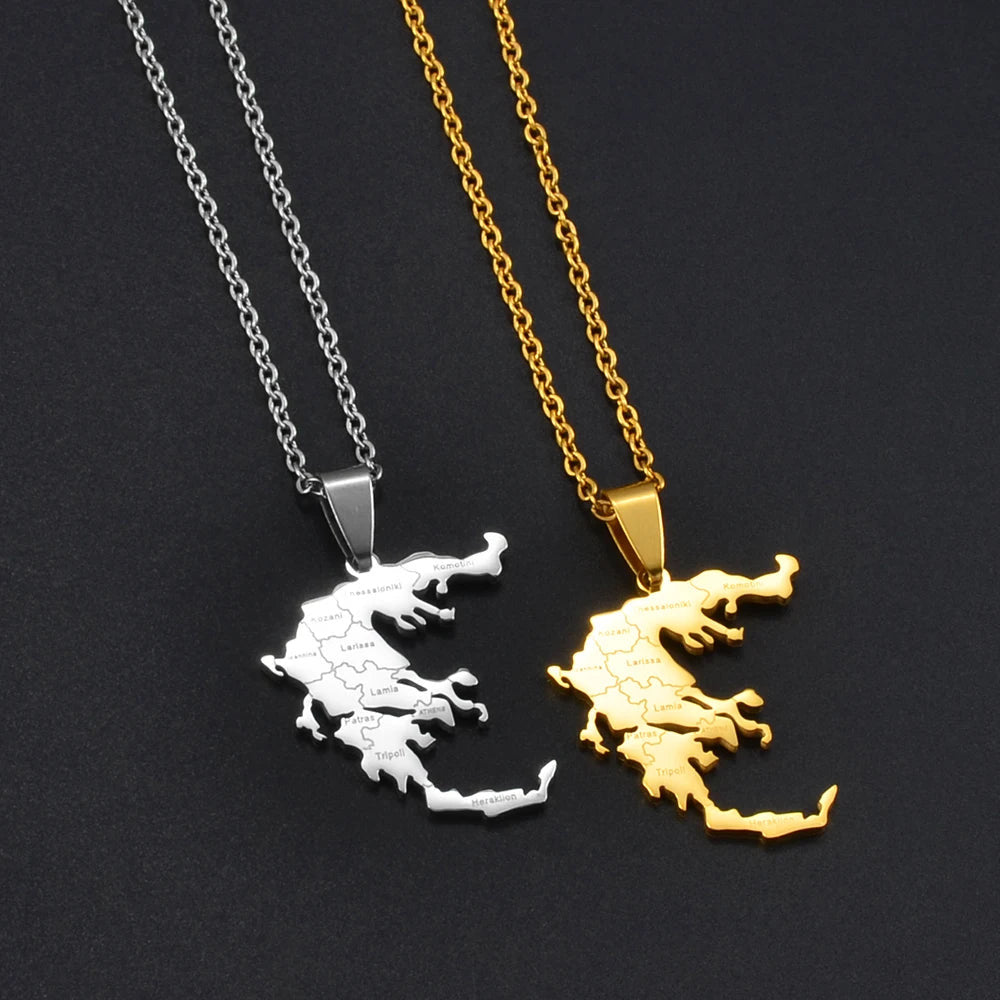 EDELSTAHL "GREECE V2" LÄNDERKETTE - ICERAIN JEWELRY