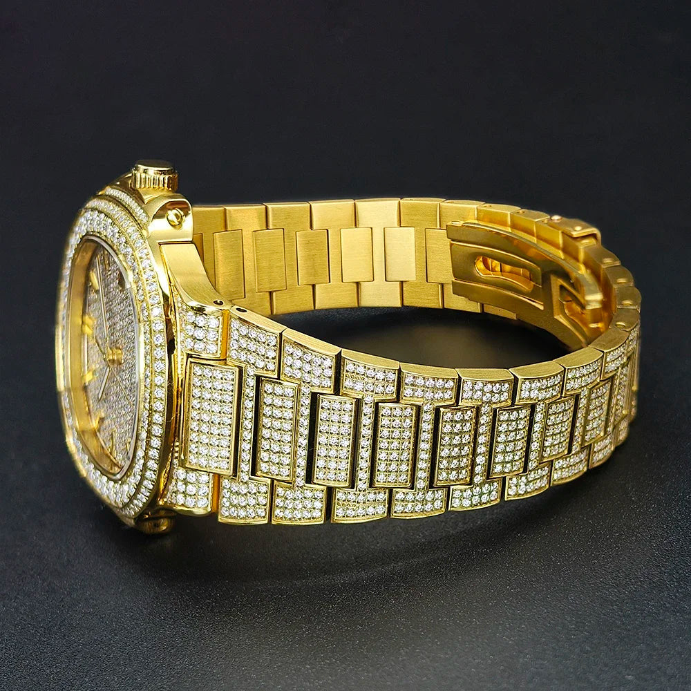 ICED OUT 43MM MOISSANITE "FERANOIR" UHR - ICERAIN JEWELRY