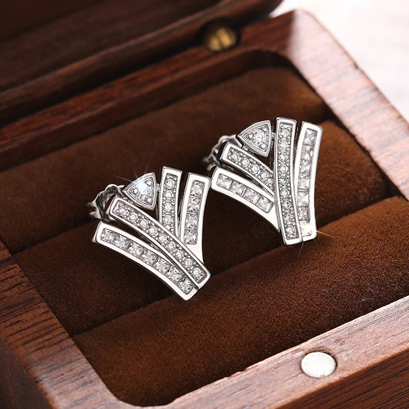 ICED OUT "WHAI" OHRRINGE - ICERAIN JEWELRY